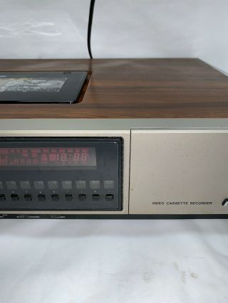 Vintage 1984 Quasar - Top Load - Video Cassette Recorder VH5041XW 5
