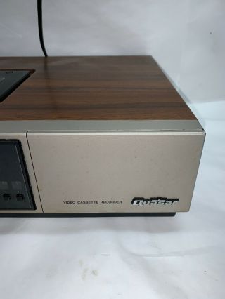 Vintage 1984 Quasar - Top Load - Video Cassette Recorder VH5041XW 6
