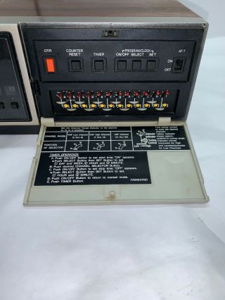 Vintage 1984 Quasar - Top Load - Video Cassette Recorder VH5041XW 7