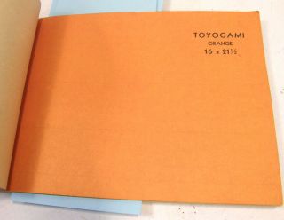 VINTAGE JAPAN PAPER CO NYC SAMPLE BOOK HANDMADE ART WASHI SWATCHES JAPANESE 7