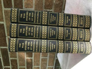 THE WAR SPEECHES OF THE RT.  HON.  WINSTON CHURCHILL,  1ST EDITION,  3 VOL COMPLETE 2