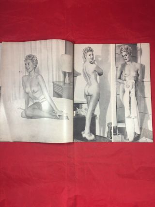 Vtg Leg - o - rama 1 1959 Elmer Batters Spicy Nude Girlie Risqué Heel Nylons Pinups 4