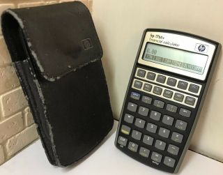 Vintage Hp 17bii,  Bii Plus Financial Calculator W/ Case & Batteries