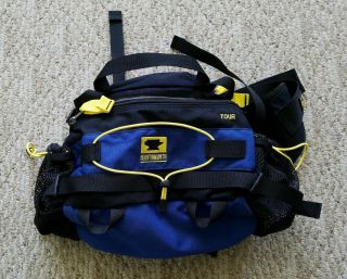 Vintage Mountainsmith Lumbar Pack Day Tour Classic Waist Hiking Fanny Blue