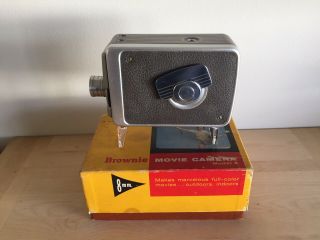 Vintage Kodak Brownie Movie Camera 8mm Model 2 No 76 Wind Up
