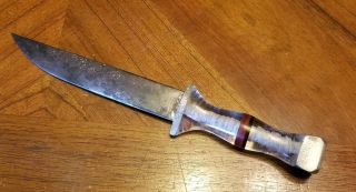 Vtg Wwii Combat Fighting Knife Dagger Theater Made Lucite Handles Estate