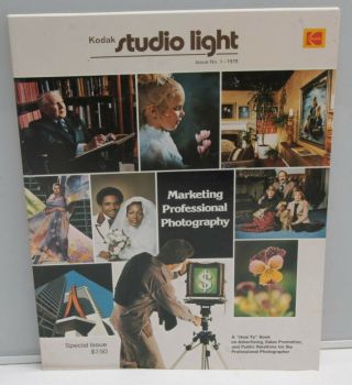 Kodak Studio Light Special Issue No.  1 1978 Photo Business Book Vintage Ex,  Bk2