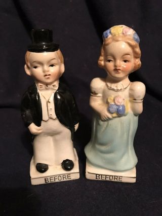 Vintage “turnabouts” Salt And Pepper Shakers