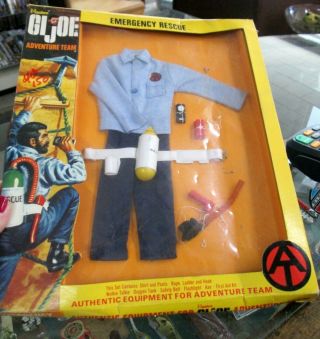 Vintage 1973 Hasbro Gi Joe Adventure Team Emergency Rescue In Package