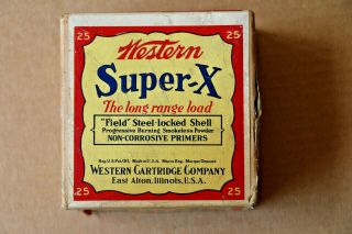 Western - X Long Range Load Empty 12 Gauge 2 - Piece Shotgun Shell Box