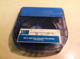 Technicolor 8mm Cartridge 1978 Chevy Malibu Sales Training