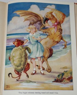 Alice In Wonderland Lewis Carroll 1945 Colour Plates By Rene Cloke
