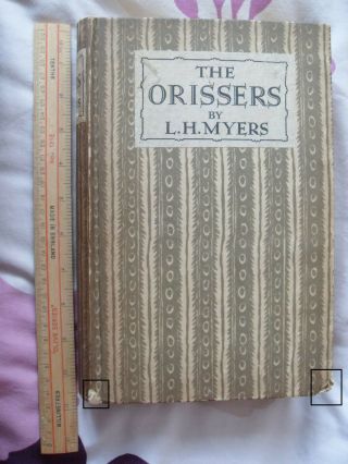 Signed Limited 1st Edition Of The Orissers By L H Myers,  No 78 Of 250.