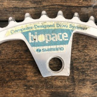 Vintage Shimano Xt Chain Ring Biopace 1985 48t Sprocket 48 Tooth 110 Bcd Jl