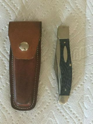 Vintage Western 062 Knife And Sheath