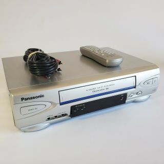 Panasonic Pv - V4523s Vcr Vhs Player Recorder 4 Head Hi - Fi Stereo Omnivision