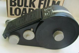 Vintage Western 35mm Bulk Film Loader - Film,  Box And Paperwork