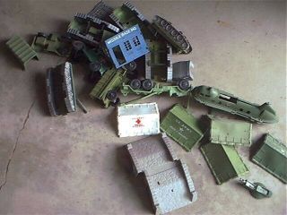 Vintage 1960s Army Toys - Trucks Tanks Tents And More 4