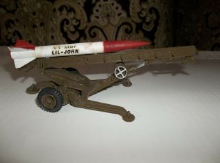 Vintage 1950 ' s Monogram Little John MX47 Missle with Mobile Launcher ONLY,  1/35 4