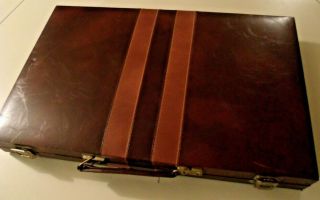 Large Vintage Skor - Mor Backgammon Game,  Complete,  Instructions