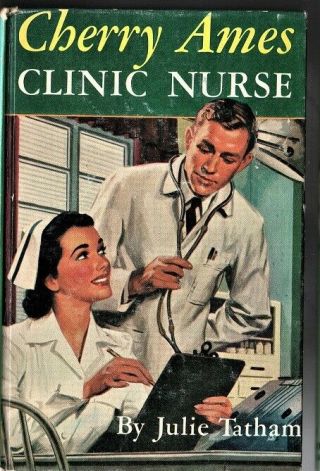 Cherry Ames 13 Clinic Nurse Pictorial Hardcover 1952