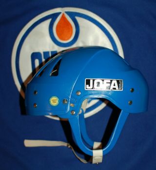 JOFA hockey helmet 22551 JR junior VM blue vintage classic, 2