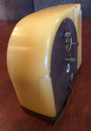 Vintage 1950’s Art Deco Westclox Moonbeam S5 - J Alarm Clock - Keeps Good Time 2
