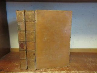 Old Reign Of King George Iii History Leather Book Set 1820 England Colonies War