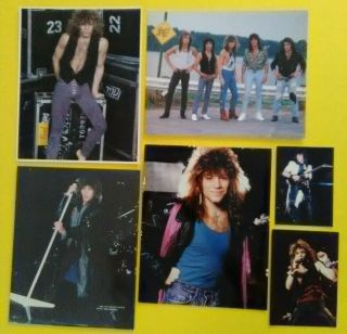 Bon Jovi 8x10 Photos Pictures Vintage 1980s