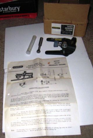Vintage Stanley Gf - H1 Grinding Fixture Router Bit Sharpener