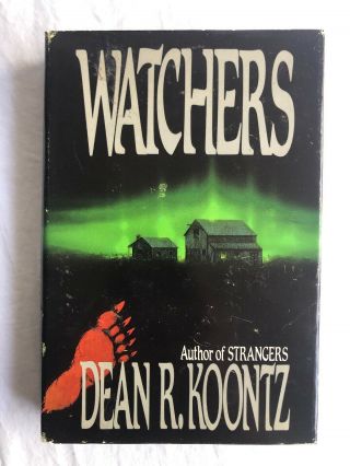 Dean Koontz Watchers Book Club Edition 1987 Printing Vintage Putnam