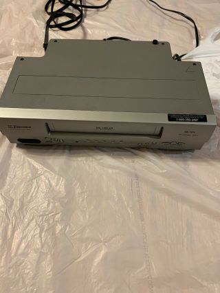 Emerson Vhs Vcr Gray Combo Player