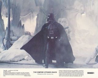 Darth Vader Vintage 1980 The Empire Strikes Back Sci Fi Dbw Color Photo