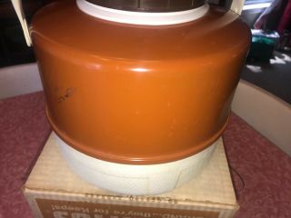 Thermos Vtg 1 - Gallon Plastic Water Jug Cooler Brown 7743 Insulated Picnic 4