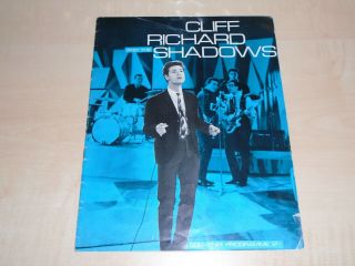 1963 Cliff Richard And The Shadows Concert Programme Fully Illustrated