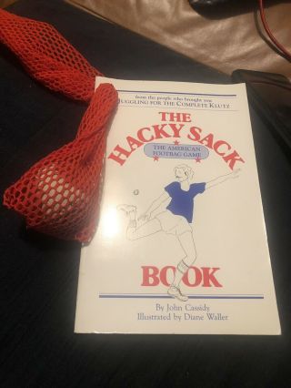 The Hacky Sack Book With Vintage All Leather Two - Panel Hacky Sack - John Cassidy