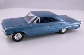 Vintage 1963 Ford Galaxie Fastback 2dr 1:25 Model Car Kit Built Painted Detailed