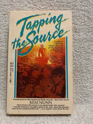 Tapping The Source Kem Nunn 1985 Dell 18494 Authors 1st Surfing California Point