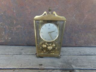 Vintage Schatz Anniversary Shelf Mantel Clock W Key - Restore