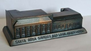 Vintage Santa Rosa Savings & Loan Association Building Banthrico California Bank