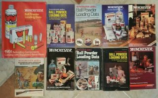 33 Vintage Catalogs And Reloading Powder Booklets