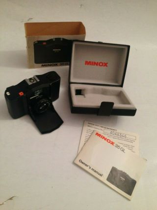 Vintage Minox 35 Gl 35mm Film Camera