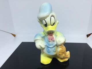 Vintage Walt Disney Donald Duck Porcelain Statue