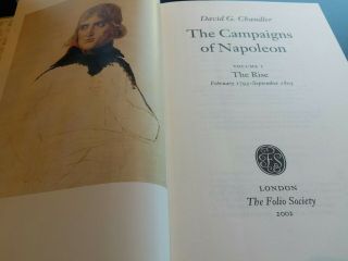 The Campaigns Of Napoleon By Chandler.  Folio Society three volume set 6