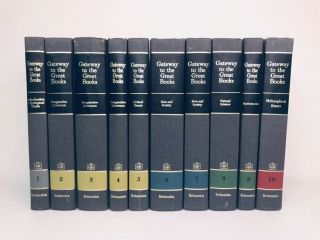 Gateway To The Great Books Of The Western World Britannica 1963 Set 1 - 10
