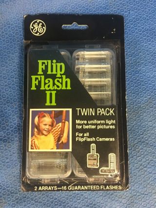 G.  E.  Flip Flash Ii Flashbulbs Flashbar Flash Bulb (from Old Stock)