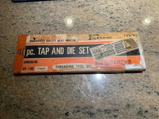 Vintage 40 Piece Tap And Die Set With Box - 1976