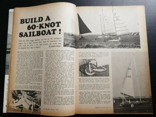 1967 4x Australian SEACRAFT Power Sail Boat Boating Sailing Yacht Cat Vintage 4