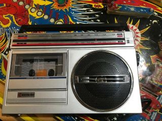 Vintage Samsung Rc - F15n Am Fm Cassette Boombox Ghettoblaster Radio