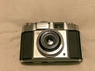 Zeiss Ikon Contina Prontor Svs F2.  8 45mm Novicar Anastigmat Lens W/ Leather Case